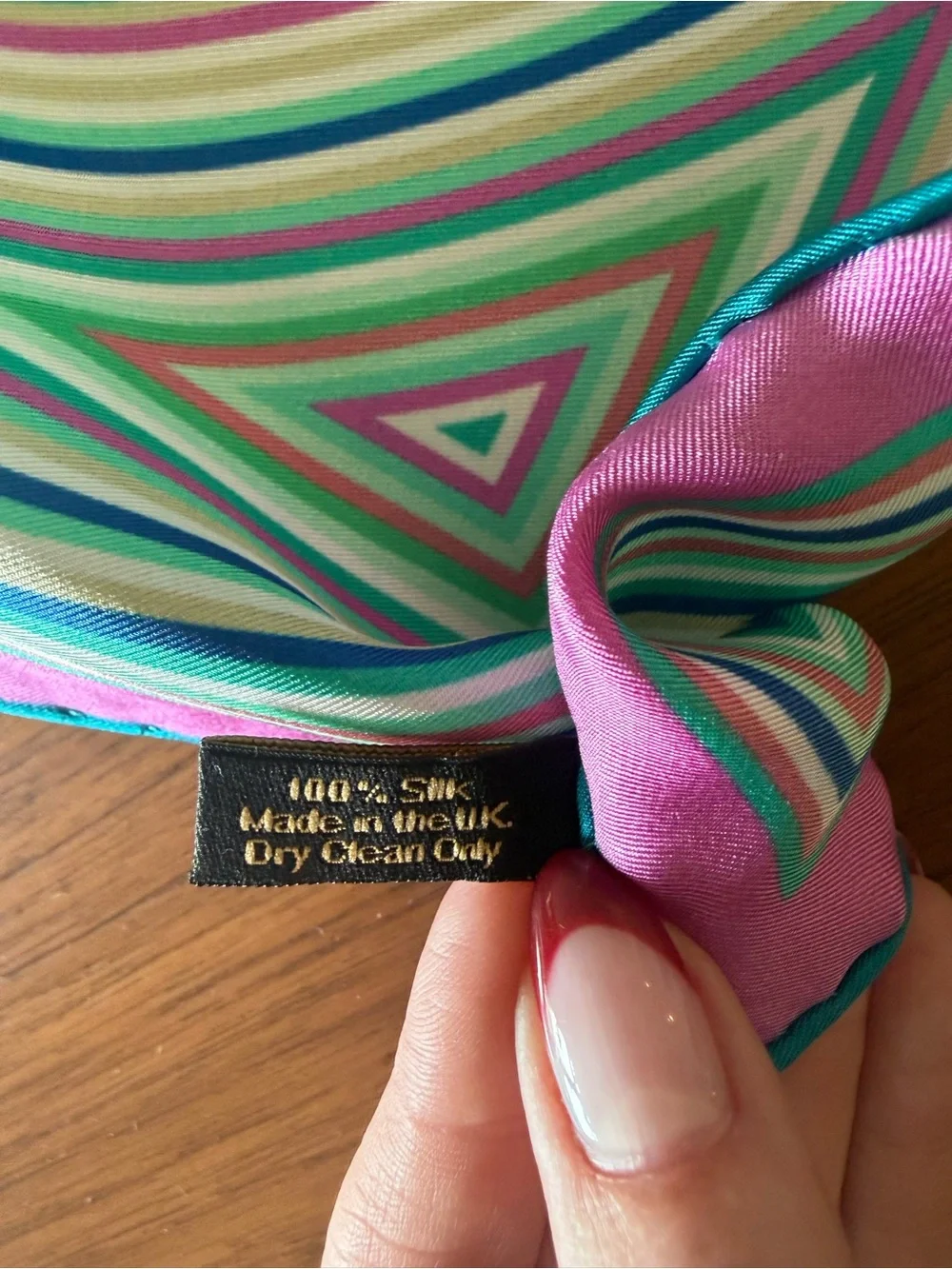 NEW Furious Goose LOVE San Francisco 100% Silk Scarf 25.5” UK